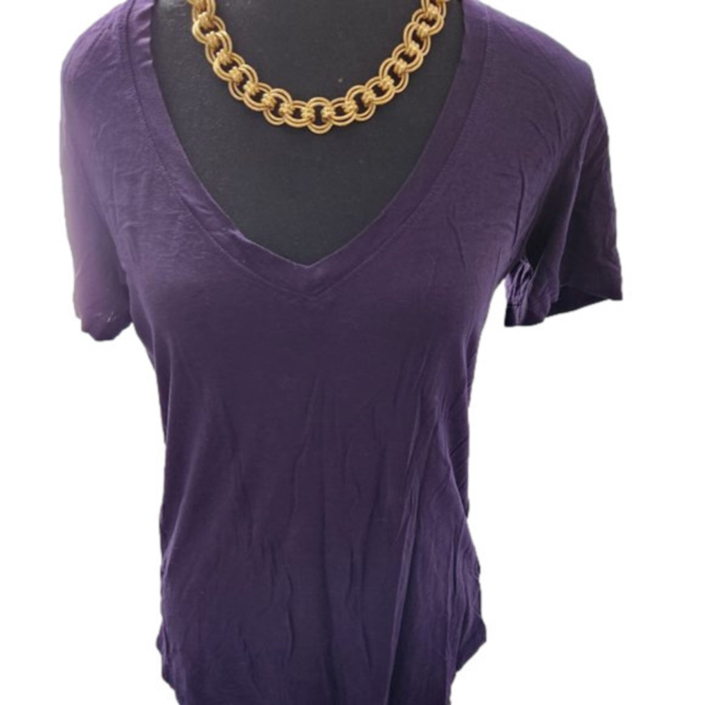 P219. Aritzia - Babaton Plum Foundation Tee |S